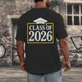 Graduation Class Of 2026 Senior 2026 Men's Back Print T-Shirt