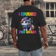 Graduation I Crushed 2nd Grade Unicorn Girls Grad Magical Men's Back Print T-Shirt