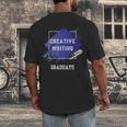 Graduation Graduated Creative Writing Degree University Men's Back Print T-Shirt
