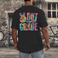 Graduation Peace Sign Out Eighth Grade Tie Dye Hippie Men's Back Print T-Shirt