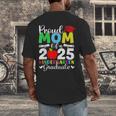 Graduation Proud Mom Of 2025 Kindergarten Graduate Men's Back Print T-Shirt