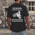 Graduation Shirt For Dirtbike Motocross Riders Men's Back Print T-Shirt