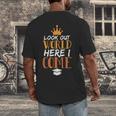 Graduation Shirt For Graduate Look Out World Here I Come Men's Back Print T-Shirt