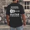 Graduation Shirt For Guitar Players & Band Member Men's Back Print T-Shirt