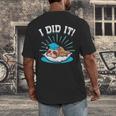 Graduation Did It Sloth Graduate Animal Sloths Sloth Men's Back Print T-Shirt