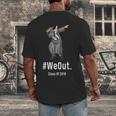 Graduation T-Shirt Dabbing Graduation We Out Class Of 2018 Men's Back Print T-Shirt