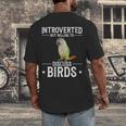 Green Cheek Conure Introvert Parrot Bird Conure Men's Back Print T-Shirt Green Cheek Conure Introvert Parrot Bird Conure Men's Back Print T-Shirt