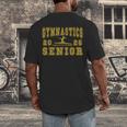 Gymnastics Senior Night Gymnastics Senior 2026 Graduation 25 Men's Back Print T-Shirt