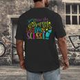 Happy Last Day Of School Student Teacher Graduation Men's Back Print T-Shirt
