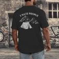 I Hate People Introvert Sarcastic I Love Camping Men's Back Print T-Shirt