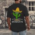 High School College Graduate Graduation Men's Back Print T-Shirt