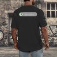 High School Or College Graduation Achievement Unlocked Men's Back Print T-Shirt