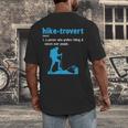 Hike-Trovert Hiking Humor Definition Introvert Men's Back Print T-Shirt