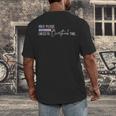 Hold On Let Me Overthink This Loading Anxiety Introvert Fun Men's Back Print T-Shirt
