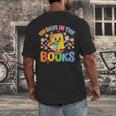 HUGvyn Preppy 100 Days In The Books Teacher Reading Coffee Men's Back Print T-Shirt HUGvyn Preppy 100 Days In The Books Teacher Reading Coffee Men's Back Print T-Shirt