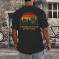 Id Rather Be Playing With My Disc Introvert Disc Golf Men's Back Print T-Shirt Id Rather Be Playing With My Disc Introvert Disc Golf Men's Back Print T-Shirt