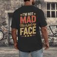 I'm Not Mad This Is Just My Face Introvert Men's Back Print T-Shirt