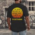 I'm Outstanding Retro Introvert Mountain Trip Lover Men's Back Print T-Shirt I'm Outstanding Retro Introvert Mountain Trip Lover Men's Back Print T-Shirt