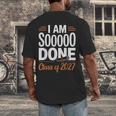I'm Sooo Done Class Of 2027 Senior Graduation Grad Party Men's Back Print T-Shirt