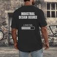 Industrial Degree Loading Student Graduation Men's Back Print T-Shirt