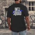 INTJ Personality Shy Introvert Overthinking Introverted Men's Back Print T-Shirt