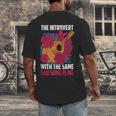 Introvert Singers Singing Sad Song Classical Music Lovers Men's Back Print T-Shirt Introvert Singers Singing Sad Song Classical Music Lovers Men's Back Print T-Shirt