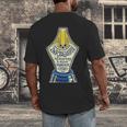 Introverted Fountain Pen Enthusiast Smiling Face Men's Back Print T-Shirt Introverted Fountain Pen Enthusiast Smiling Face Men's Back Print T-Shirt