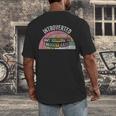 Introverted But Willing To Discuss Cats Rainbow Men's Back Print T-Shirt Introverted But Willing To Discuss Cats Rainbow Men's Back Print T-Shirt