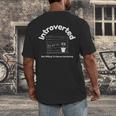 Introverted But Willing To Discuss Gardening Introverts Men's Back Print T-Shirt Introverted But Willing To Discuss Gardening Introverts Men's Back Print T-Shirt