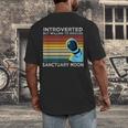 Introverted But Willing To Discuss Sanctuary Moon Men's Back Print T-Shirt