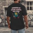 Introverted But Willing To Discuss Video Games Introvert Men's Back Print T-Shirt Introverted But Willing To Discuss Video Games Introvert Men's Back Print T-Shirt