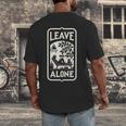 Introvert's Peaceful Solitude Graphic Leave Me Alone Quiet Men's Back Print T-Shirt