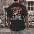 Introvert's Scouting Passion Men's Back Print T-Shirt Introvert's Scouting Passion Men's Back Print T-Shirt