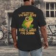 Introverts Thats What Im Doing Just Pretends Men's Back Print T-Shirt Introverts Thats What Im Doing Just Pretends Men's Back Print T-Shirt