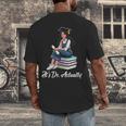 Its Dr Actually Doctorate PhD EdD Graduation Graduate Men's Back Print T-Shirt