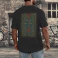 Jane Austen Pride And Prejudice Cover Mr Darcy Book Lovers Men's Back Print T-Shirt