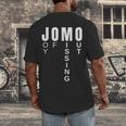 JOMO Joy Of Missing Out Sarcastic Introvert Men's Back Print T-Shirt