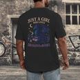 Just a Girl Who Loves Dragons And Books Fantasy Men's Back Print T-Shirt