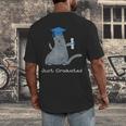 Just Graduated Cat With Graduation Cap And Diploma For Men Women Girls Kids Men's Back Print T-Shirt