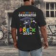 I Just Officially Graduated Pre k Graduation 2024 Pre-K Kids Men's Back Print T-Shirt