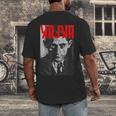 Kafka Franz Portrait Books And Literature Men's Back Print T-Shirt Kafka Franz Portrait Books And Literature Men's Back Print T-Shirt