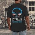 Keep Calm Earthlings Are Strange Alien Introvert Men's Back Print T-Shirt