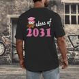 Kids Class Of 2031 Back To School Graduation T-Shirt Men's Back Print T-Shirt