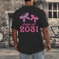 Kids Class Of 2031 Kindergarten Girls Graduation T-Shirt Men's Back Print T-Shirt