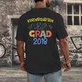 Kids Kindergarten Graduation Graduate Shirt Men's Back Print T-Shirt