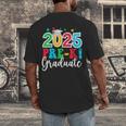 Kids Pre-K Graduate 2025 Preschool Graduation Class Of 2025 Kids Men's Back Print T-Shirt