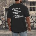 Kids Pre-K Graduation Idea For Boys & Girls Men's Back Print T-Shirt