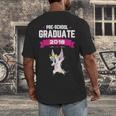 Kids Preschool Graduate 2018 Unicorn Dab Graduation Pre-K TShirt Men's Back Print T-Shirt