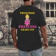 Kids Princess Graduate Prek Preschool Graduation Tshirt For Girls Men's Back Print T-Shirt