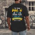 Kids So Long Pre-K Graduation 2025 School Kindergarten Here Come Men's Back Print T-Shirt
